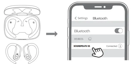 SoundPEATS S5 True Wireless Earbuds - First use
