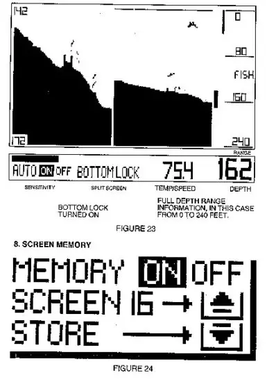 HUMMINBIRD LCR4X6 Fish Finder - figure 24