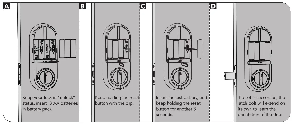 hugolog HU01 Digital Deadbolt - installation 11