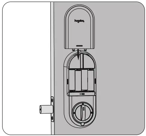 hugolog HU01 Digital Deadbolt - installation 12