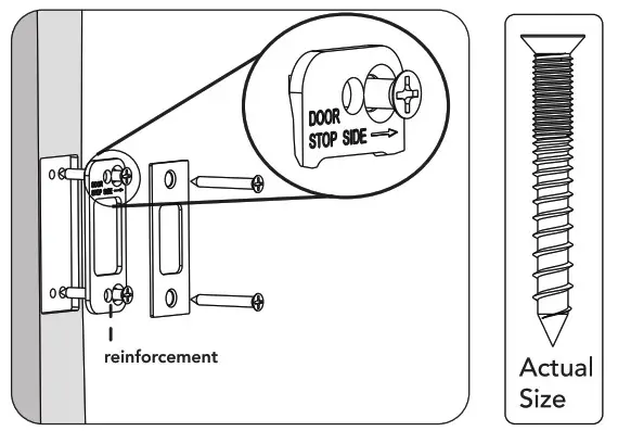 hugolog HU01 Digital Deadbolt - installation 13