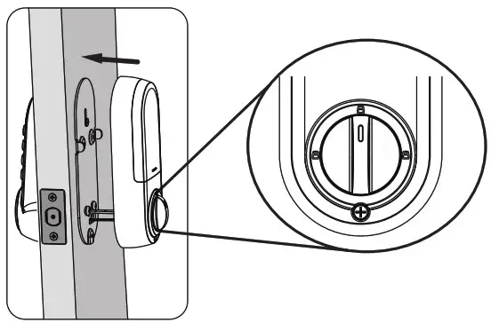 hugolog HU01 Digital Deadbolt - installation 9