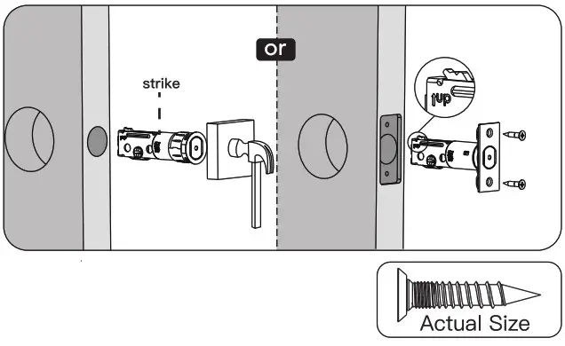 hugolog HU01 Digital Deadbolt - installation