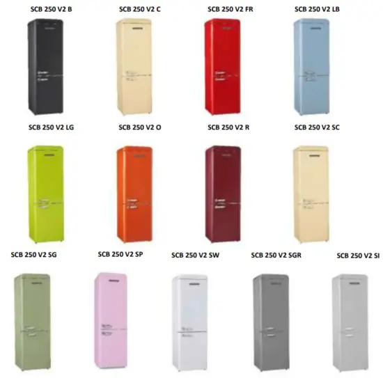 SCHNEIDER SCB 250 V2 B SGR Fridge Freezer -