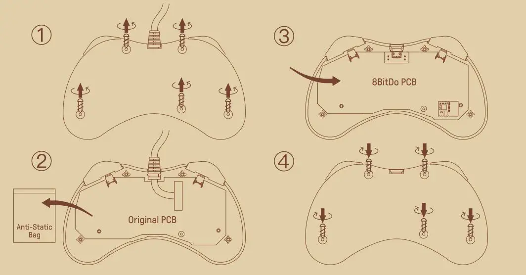 8BitDo-S30-Modki-for-Original-Sega-Saturn-Controller-1