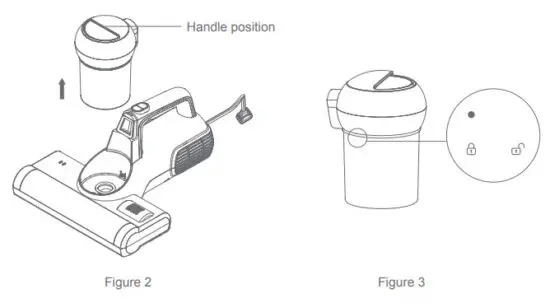 JIMMY WB55 Anti Mite Vacuum Cleaner - Dust Cup Cleaning