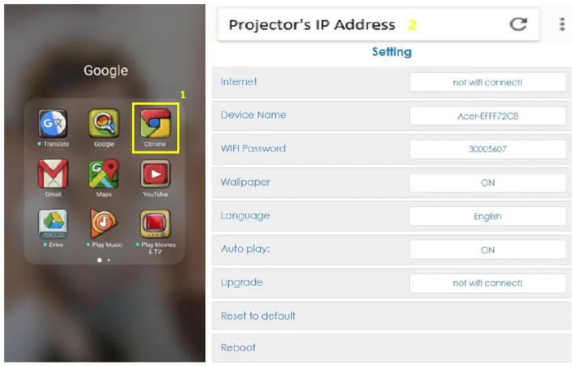 acer -UWA5 -Projector -Wireless -Adapter -USB -16