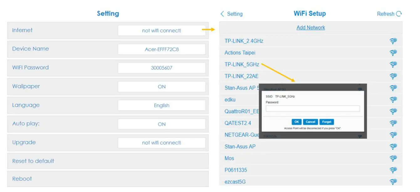 acer -UWA5 -Projector -Wireless -Adapter -USB -5