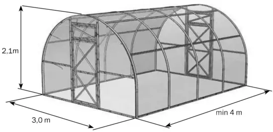 DANCOVER Greenhouse Polycarbonate TITAN Arch 60