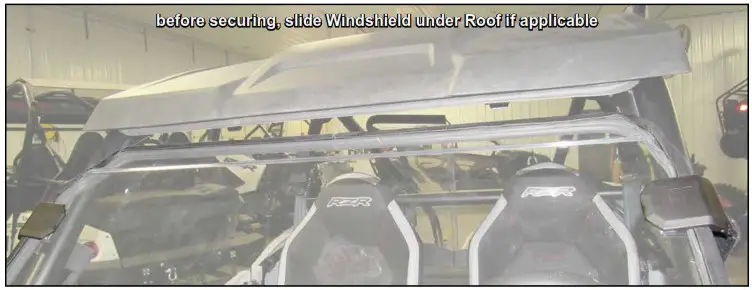 SUPERATV Polaris RZR Trail Windshield Seal Installation 21