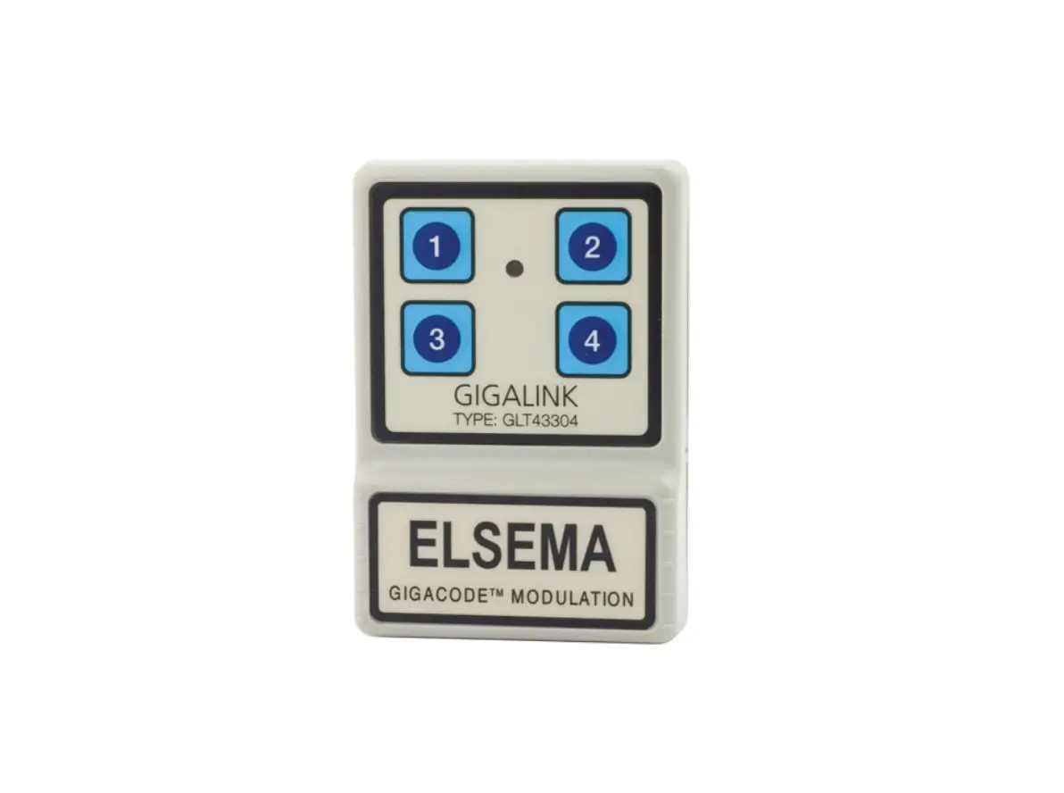 Elsema Glt43300 433mhz Hand Held Gigalink Transmitters User Guide