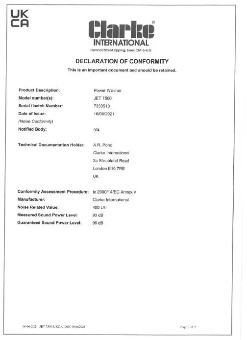 Clarke-JET-7500-Power-Washer-fig-20