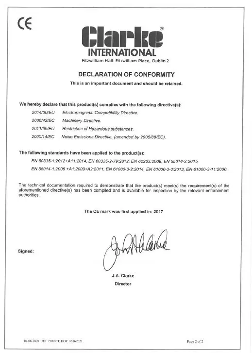 Clarke-JET-7500-Power-Washer-fig-23