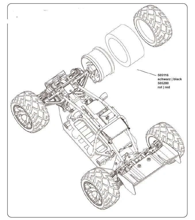 JAMARA EPBL 24 GHz Splinter Desertbuggy 35