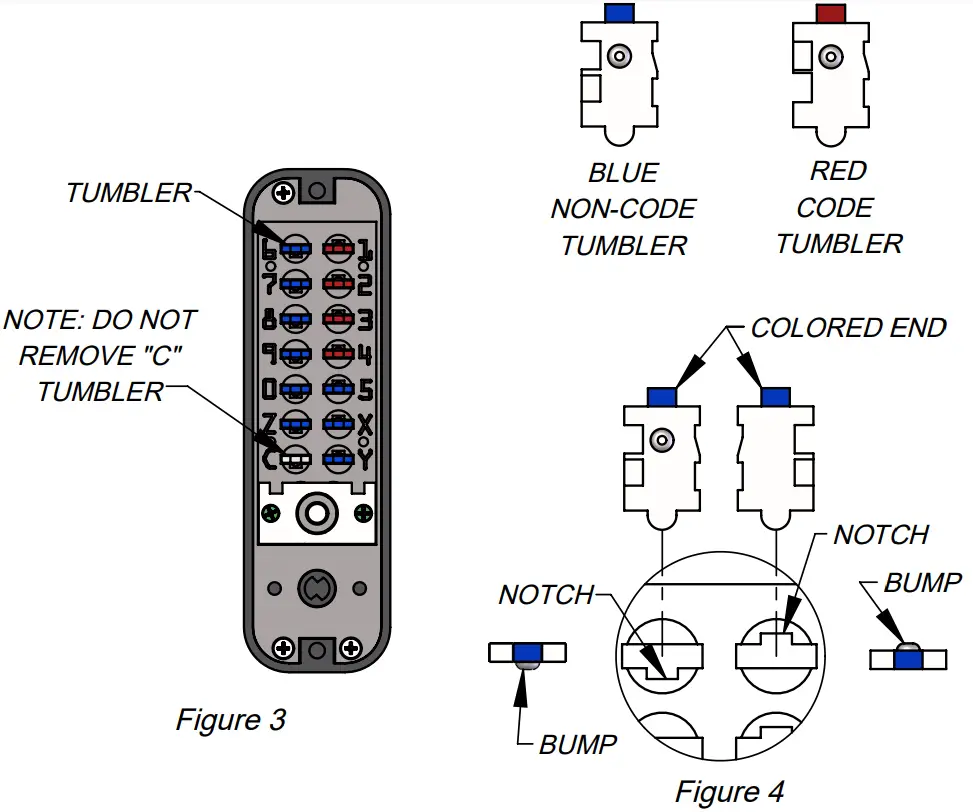 LOCKEY 2900 KEYLESS LOCK - FIG 3