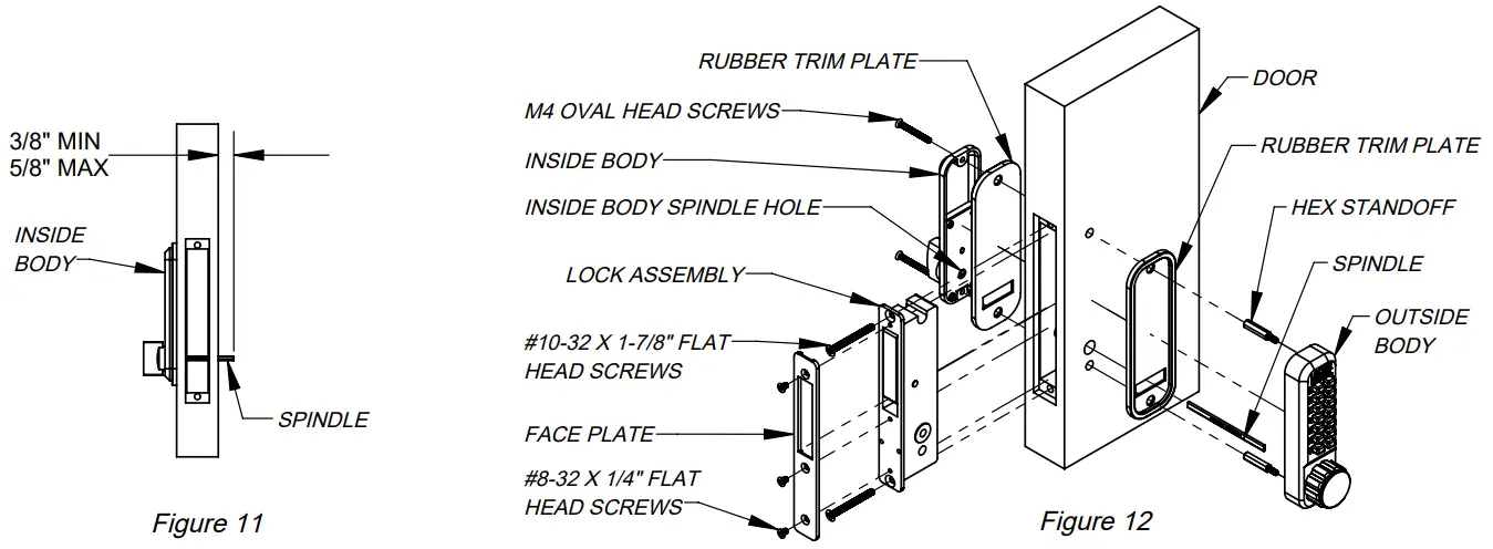 LOCKEY 2900 KEYLESS LOCK - FIG 8