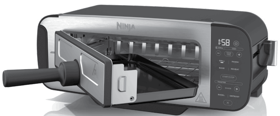 NINJA ST200UK 3-IN 1 Toaster Grill and Panini Press -