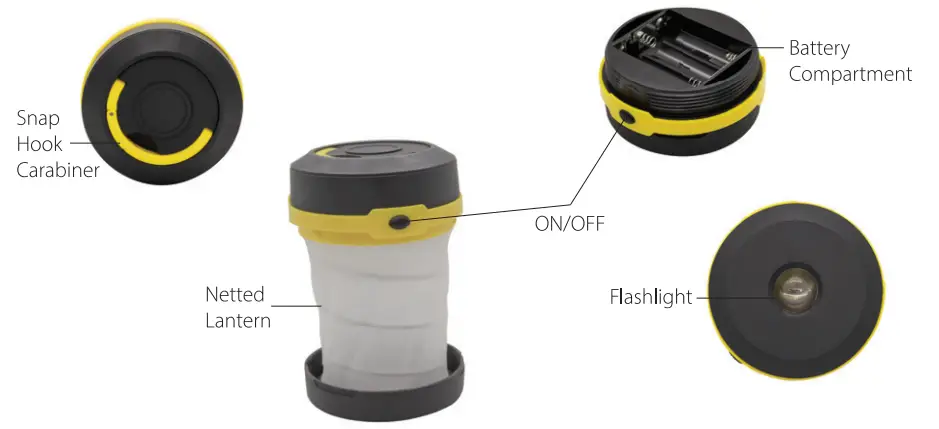 SM Tek Group LDU7 200 Pop Up Lantern - fig1