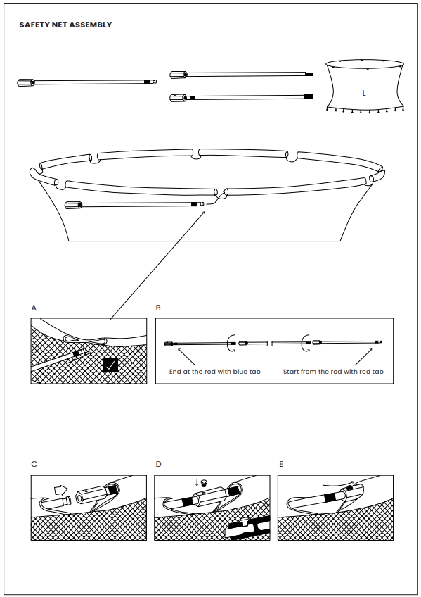 LIFESPAN KIDS TR7HOPPYSET2 SF 7ft Hyperjump Hoppy Trampoline- FIG 11