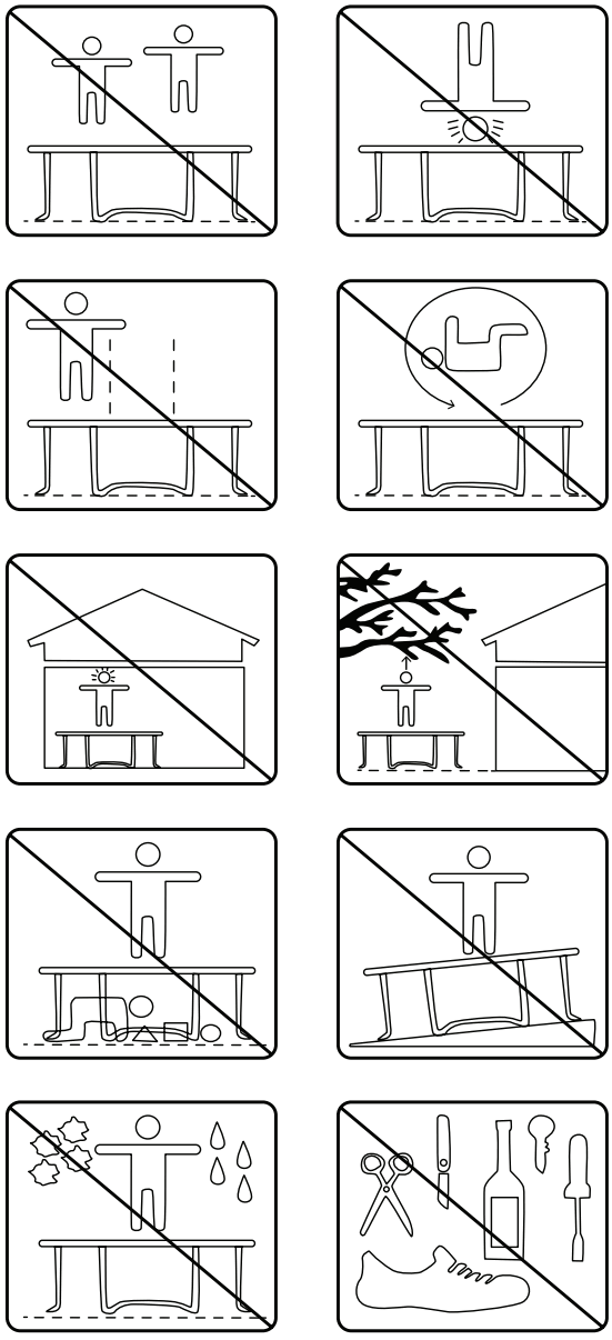 LIFESPAN KIDS TR7HOPPYSET2 SF 7ft Hyperjump Hoppy Trampoline- FIG 4