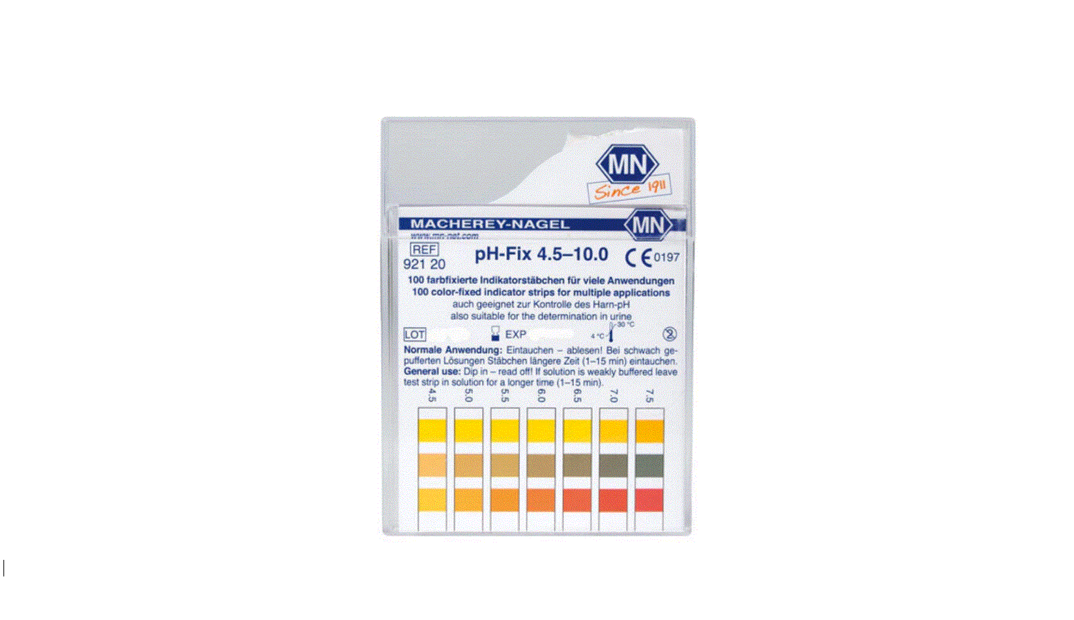Impex Ph-fix 4.5-10.0 Test Strips For Measuring The Ph Values Instructions Impex Ph-fix 4.5-10.0 Test Strips For Measuring The Ph Values Instructions