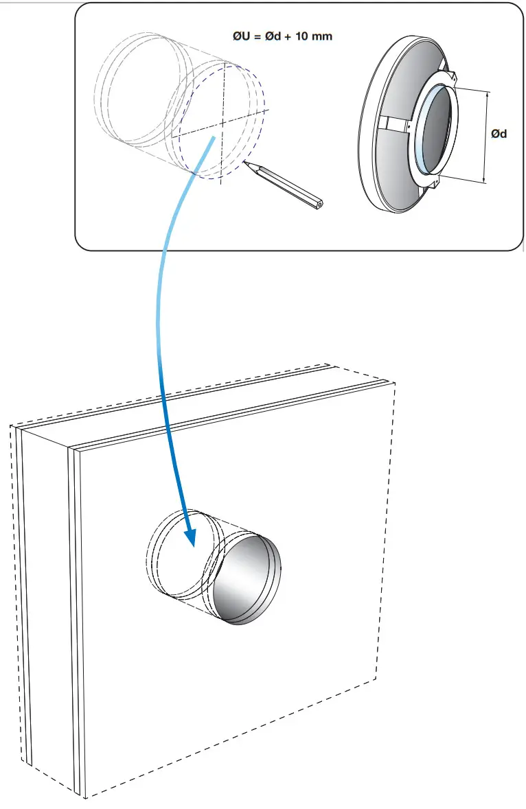 Lindab OLC Acoustic Transfer Grill - fig 2