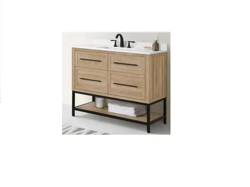 Glacier Bay Huckleberry 42 Bath Vanity In Weathered Tan User Guide