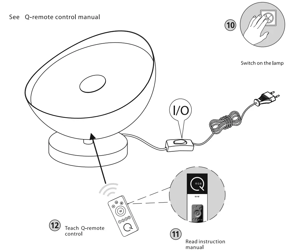 Paul Neuhaus 4540-16 Q ALEXIS RGB Table Lamp - fig 2