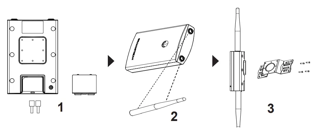 GRANDSTREAM GWN7664LR High Performance Outdoor Long Range Wi Fi 6 Access Point- Pole Mount