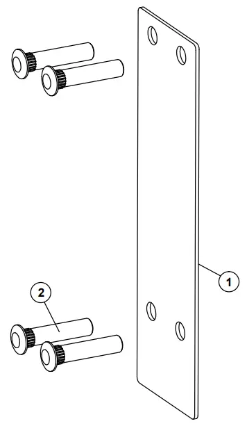 DETEX 01W Advantex Trim Plate - Part