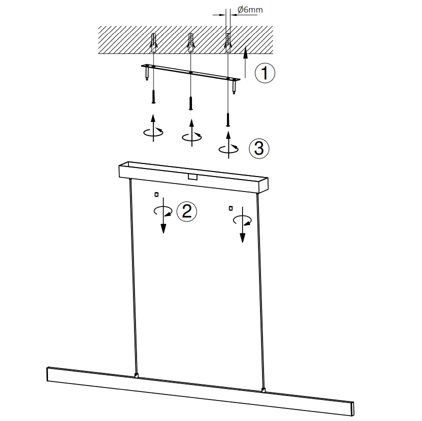 Paul Neuhaus 2375-95 Q-CORA Pendant Light LED Aluminium - Figure 1