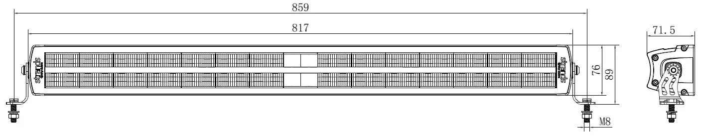 strands SIBERIA DR 32 LED BAR