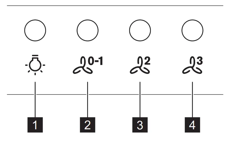 Electrolux LFI519X Cooker Hood - Control1
