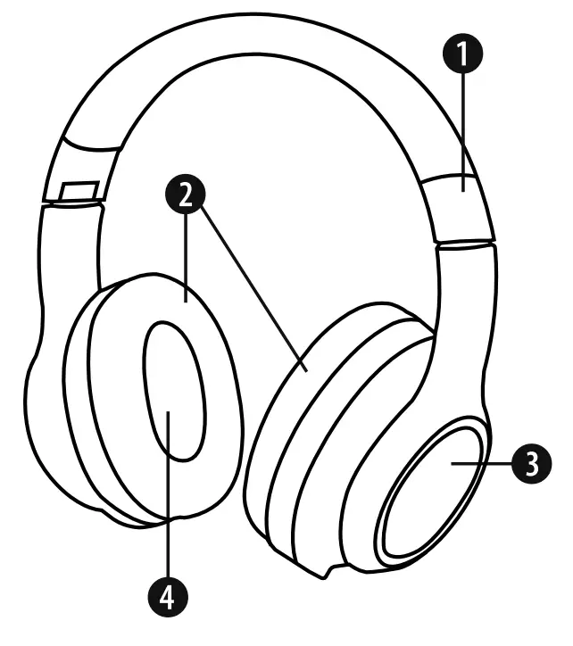 BRESSER BT OEH1 Bluetooth Over Ear Headphones