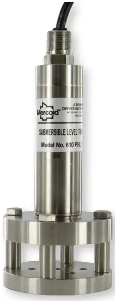 Dwyer PBLTX Series Submersible Level Transducer
