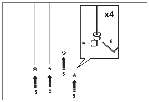 ETNA RA345, RA370 Cooker Hood - Dimensions3