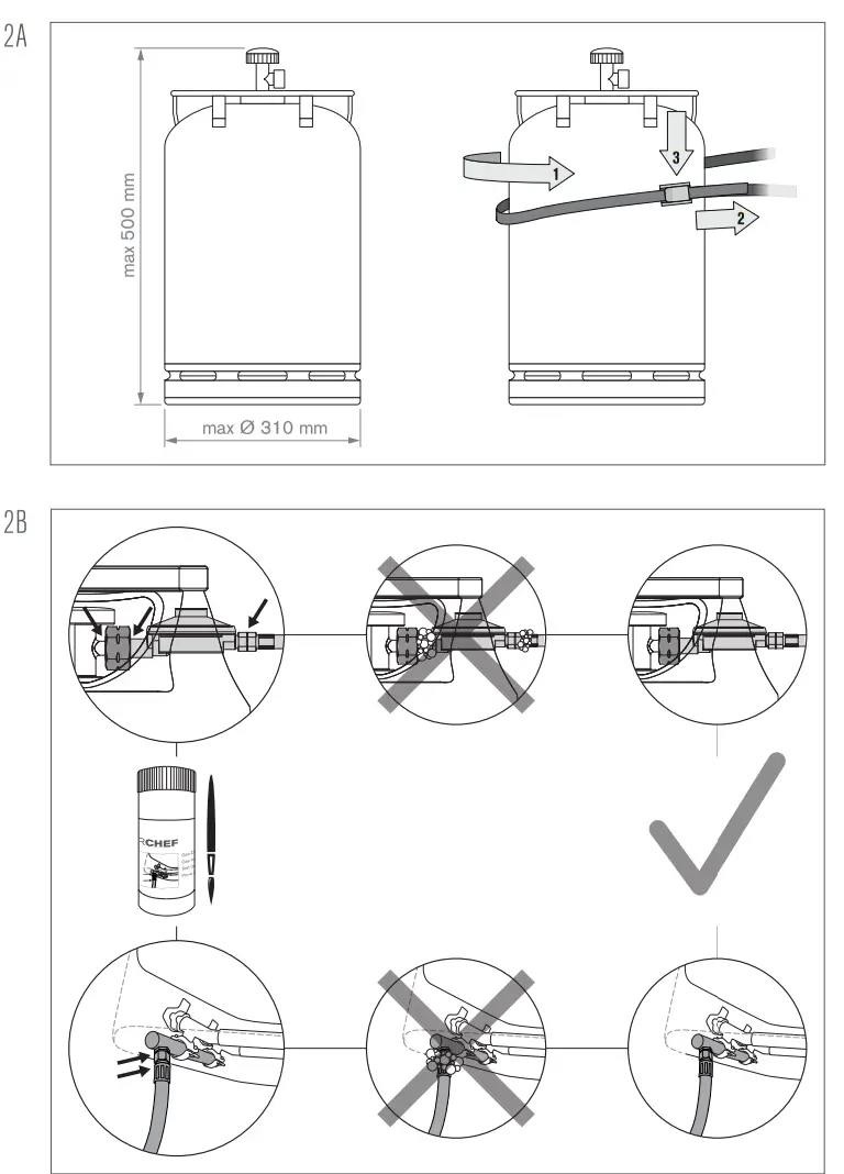 OUTDOOR CHEF GENEVA 570 G Kettle Gas BBQ - Fig1