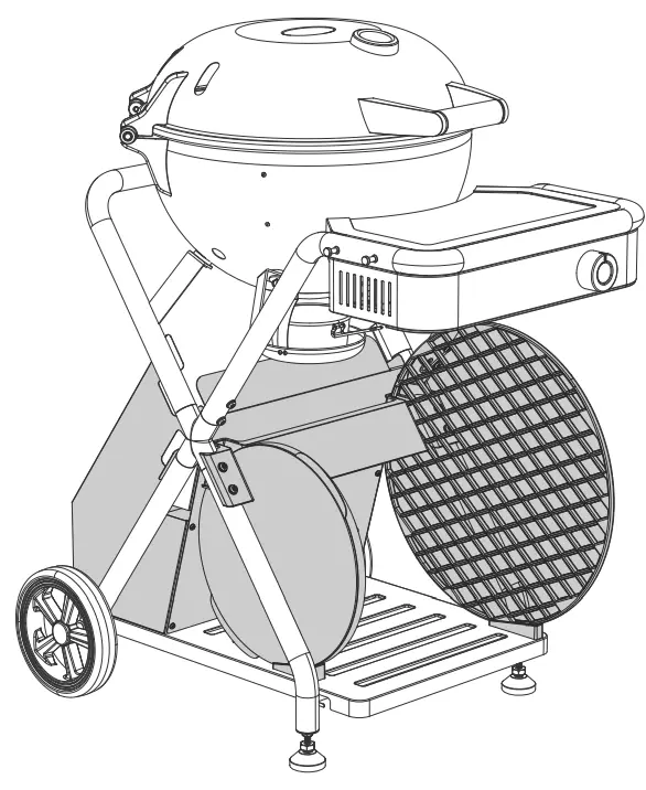 OUTDOOR CHEF GENEVA 570 G Kettle Gas BBQ - GRILLING