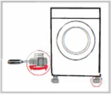 Montpellier MTDAD3P 3kg Compact Tumble Dryer - Level Adjusting