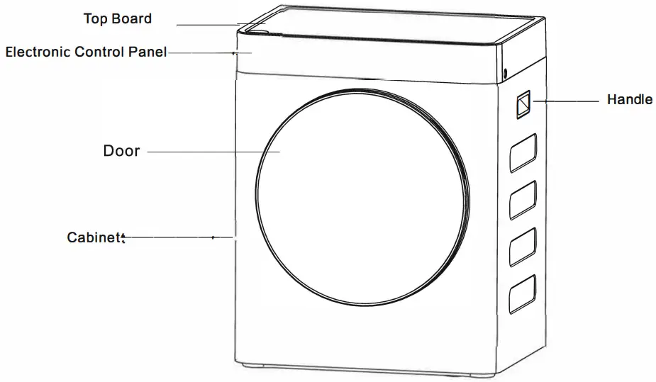 Montpellier MTDAD3P 3kg Compact Tumble Dryer - Product Descriptio