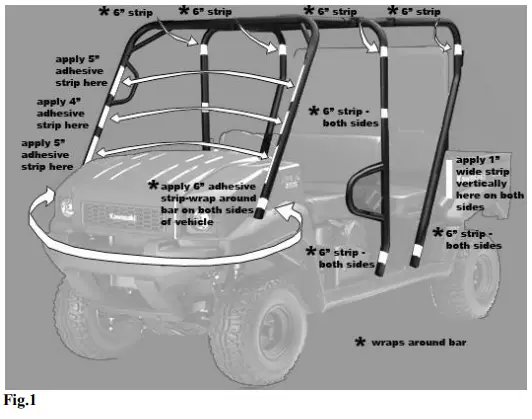FALCON RIDGE KAW-4010TRANS-FC05 Full Cab Enclosure Fits Lexan Windshield-fig2