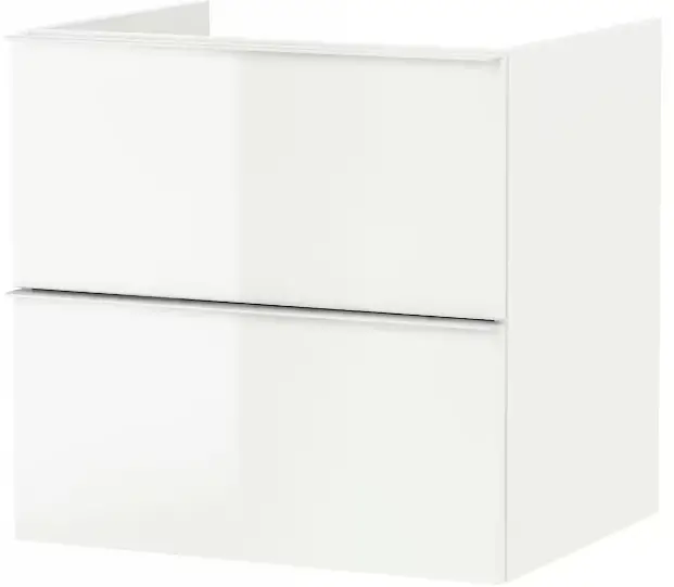 IKEA-GODMORGON-Wash-stand-with-2-drawers-high-gloss-white-60x47x58-cm-PRODUCT