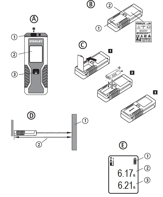 STANLEY STHT1-77409 Laser Distance Measurer 1