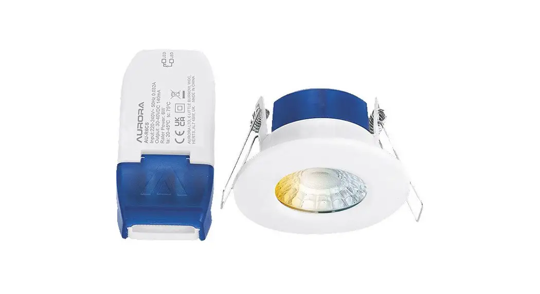 Aurora Au-r6cs Colour Switchable 6w Fire Rated Downlight Instruction Manual
