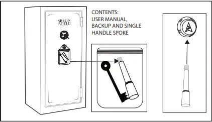 Sports Afield SA5524-BG Journey 30-Gun Electronic Keypad Gun Safe A_Step 1