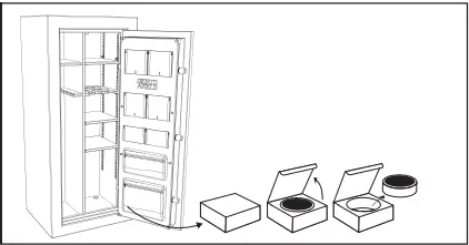 Sports Afield SA5524-BG Journey 30-Gun Electronic Keypad Gun Safe C_step01