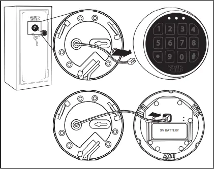Sports Afield SA5524-BG Journey 30-Gun Electronic Keypad Gun Safe C_step03