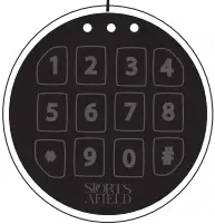 Sports Afield SA5524-BG Journey 30-Gun Electronic Keypad Gun Safe E01