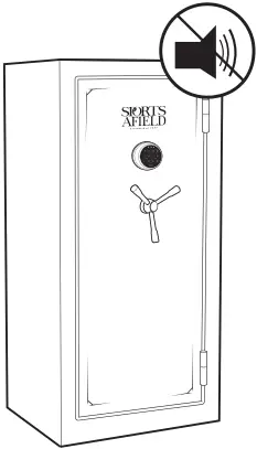 Sports Afield SA5524-BG Journey 30-Gun Electronic Keypad Gun Safe E02