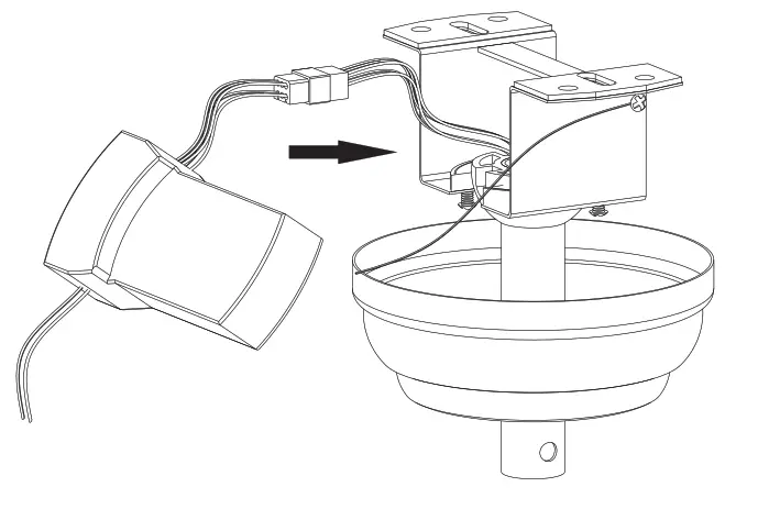 ParrotUncle F3508A110V Indoor Chrome Retractable Crystal Chandelier Ceiling Fan - Fig5